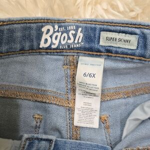 Girl's Blue Super Skinny Jeans Size 6/6x